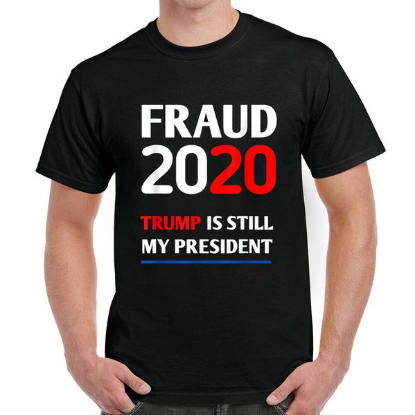 trump is still my president fraud 2020 cotton t-shirt, White;black
trump is still my president fraud 2020 cotton t-shirt, White;black