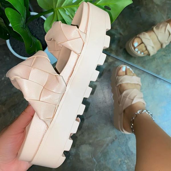 women's platform slippers big size summer 2021 slides casual woman flat ladies beach outdoor round toe shoes female footwear, Black
women's platform slippers big size summer 2021 slides casual woman flat ladies beach outdoor round toe shoes female footwear, Black