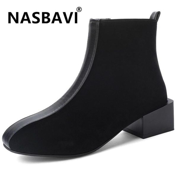 boots 2021 women autumn winter suede ankle zipper round toe 4.5cm square heel solid color casual short size 43, Black
boots 2021 women autumn winter suede ankle zipper round toe 4.5cm square heel solid color casual short size 43, Black