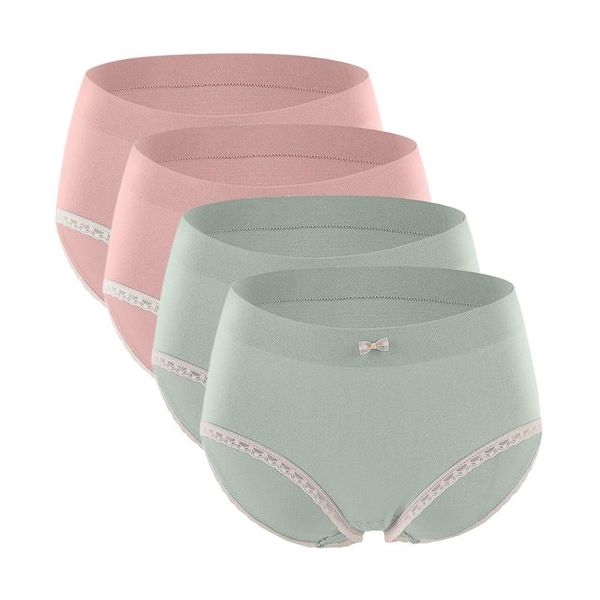 women's panties 4pcs mid waist panty underwear lace seamless female underpants solid color intimates women lingerie, Black;pink
women's panties 4pcs mid waist panty underwear lace seamless female underpants solid color intimates women lingerie, Black;pink