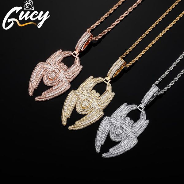 pendant necklaces gucy fashion men's animal spider necklace cubic zircon hip hop rock jewelry, Silver
pendant necklaces gucy fashion men's animal spider necklace cubic zircon hip hop rock jewelry, Silver