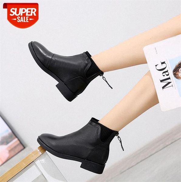 the first layer of cowhide plus velvet warm women's boots martin low-cut leather black round toe #yy0y
the first layer of cowhide plus velvet warm women's boots martin low-cut leather black round toe #yy0y