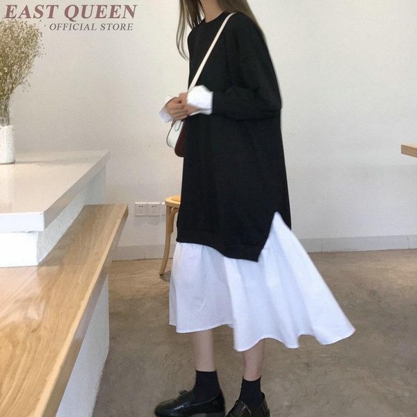 casual dresses women dress 2021 spring summer long sleeves loose irregular streetwear ladies arrival 3645 y a, Black;gray
casual dresses women dress 2021 spring summer long sleeves loose irregular streetwear ladies arrival 3645 y a, Black;gray