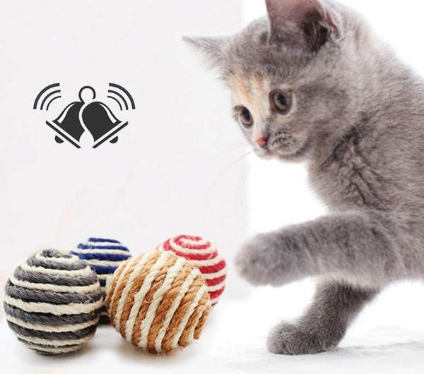 interactive pet cat toy sisal rope weave ball kitten teaser playing chewing scratch catch supplies pupply dog handmade bell toys
interactive pet cat toy sisal rope weave ball kitten teaser playing chewing scratch catch supplies pupply dog handmade bell toys