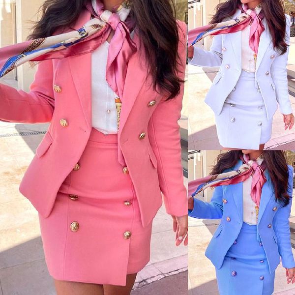 Two Piece Dress 2022 Autumn Winter Clothing Women Fashion Solid Color Long Sleeve Lapel Jacket Top And Short Skirt Two-piece Blazer Suit LR1, White
Two Piece Dress 2022 Autumn Winter Clothing Women Fashion Solid Color Long Sleeve Lapel Jacket Top And Short Skirt Two-piece Blazer Suit LR1, White