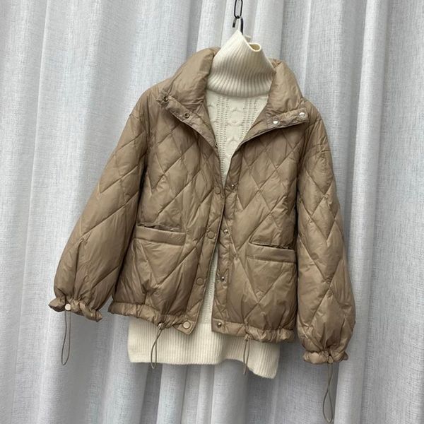women's down & parkas winter batwing sleeve loose short jacket 90% white duck coat female puffer feather thick warm outwear, Black
women's down & parkas winter batwing sleeve loose short jacket 90% white duck coat female puffer feather thick warm outwear, Black