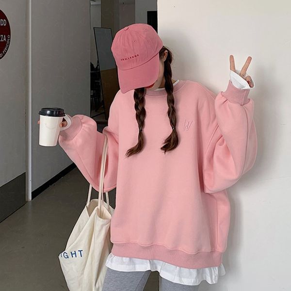 women's hoodies & sweatshirts gothic fake two pieces pullover sweatshirt casual autumn winter fleece korean female pink jumper, Black
women's hoodies & sweatshirts gothic fake two pieces pullover sweatshirt casual autumn winter fleece korean female pink jumper, Black