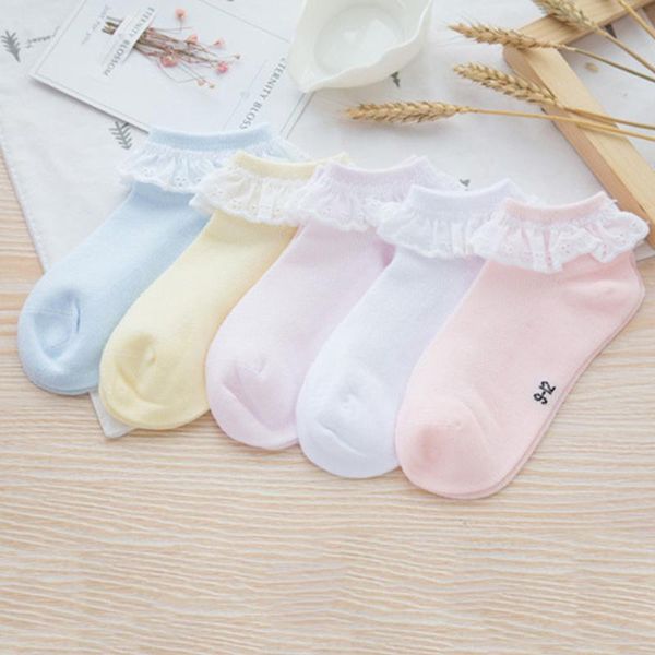 footies children socks spring summer lace trim ruffle candy color short for 2-9 years old teenager student dance ankle, Blue 
footies children socks spring summer lace trim ruffle candy color short for 2-9 years old teenager student dance ankle, Blue