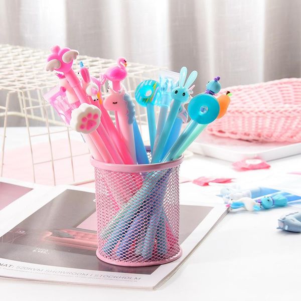 gel pens 1 set 10pcs mix 4 color style signature pen with bag stationery student neutral writing school supply girl gift
gel pens 1 set 10pcs mix 4 color style signature pen with bag stationery student neutral writing school supply girl gift