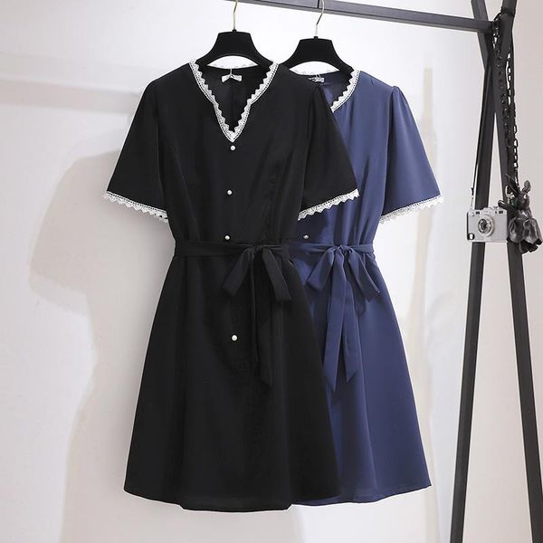 plus size dresses black blue short sleeve midi 6xl large vintage casual robe spring summer clothes dress for women's 2021 sukienka
plus size dresses black blue short sleeve midi 6xl large vintage casual robe spring summer clothes dress for women's 2021 sukienka