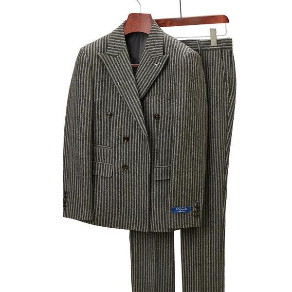 winter double breasted boutique striped wedding dress suit for men plus size (jacket+pant) men's suits & blazers, White;black
winter double breasted boutique striped wedding dress suit for men plus size (jacket+pant) men's suits & blazers, White;black