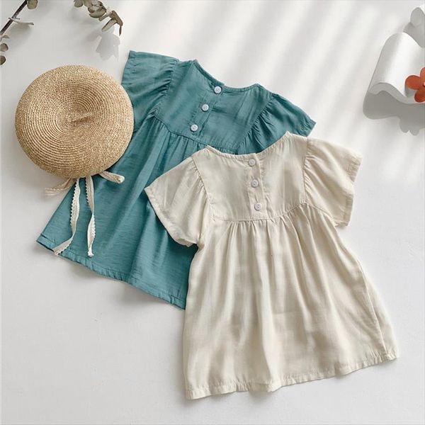 princess back button summer cotton girl dress breathable short sleeve children wt79, Red;yellow
princess back button summer cotton girl dress breathable short sleeve children wt79, Red;yellow