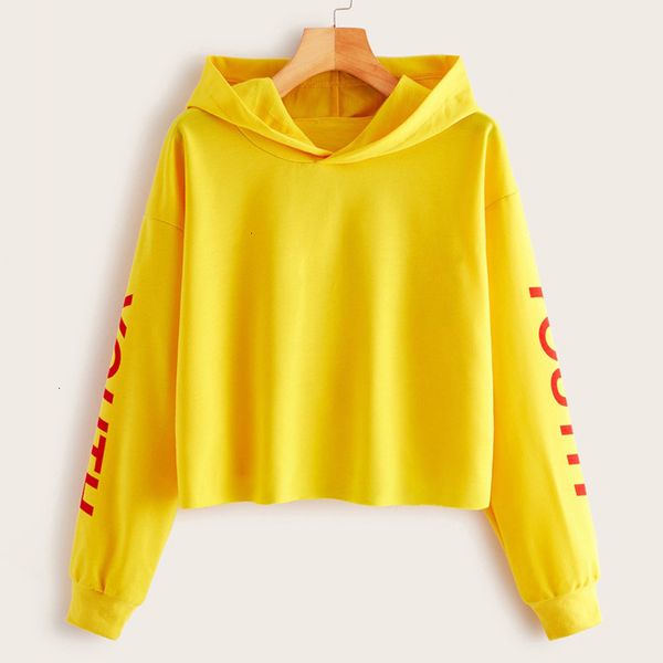 women's hoodies & sweatshirts yellow lateral letter printing long mini harvest with hood female sweatshirt autumn simple casual design, Black
women's hoodies & sweatshirts yellow lateral letter printing long mini harvest with hood female sweatshirt autumn simple casual design, Black