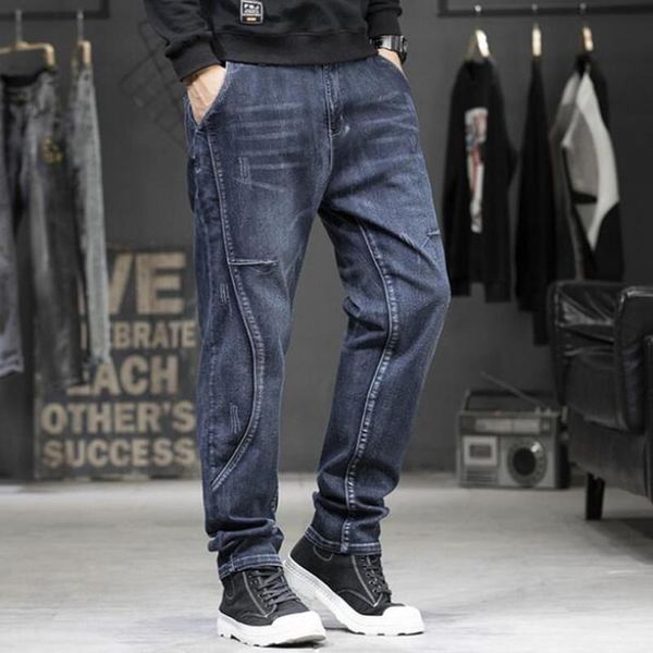 men's jeans autumn winter harem men casual loose baggy denim pants hip hop joggers blue trousers man clothing plus size 42 44
men's jeans autumn winter harem men casual loose baggy denim pants hip hop joggers blue trousers man clothing plus size 42 44