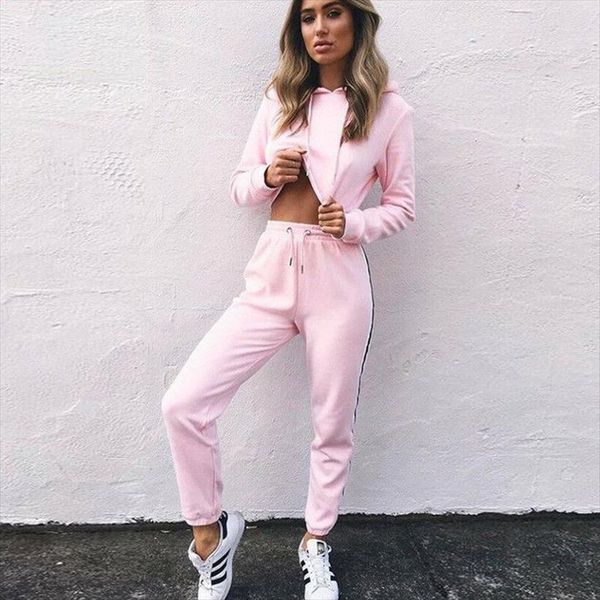 tracksuit 2pcs set women tracksuits hoodies crop sweatshirt side stripe pants hooded clothing suits female, Gray
tracksuit 2pcs set women tracksuits hoodies crop sweatshirt side stripe pants hooded clothing suits female, Gray