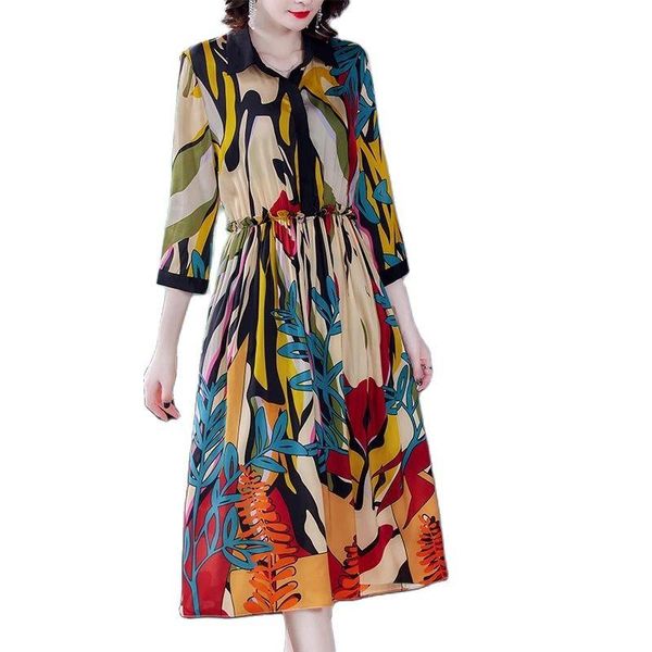 summer ruffles print mulberry silk midi dress spring vintage boho plus size -4xl women elegant party vestidos casual dresses, Black;gray
summer ruffles print mulberry silk midi dress spring vintage boho plus size -4xl women elegant party vestidos casual dresses, Black;gray