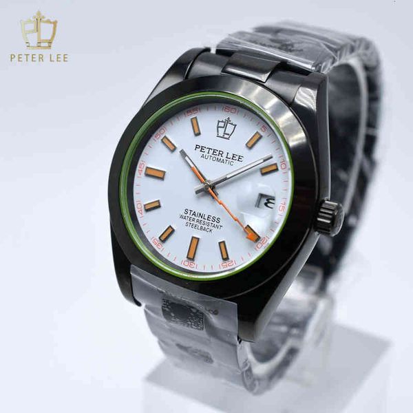 lee mark 40mm peter men's clock luxury automatic date day rustless steel mechanical designer, Slivery;brown
lee mark 40mm peter men's clock luxury automatic date day rustless steel mechanical designer, Slivery;brown