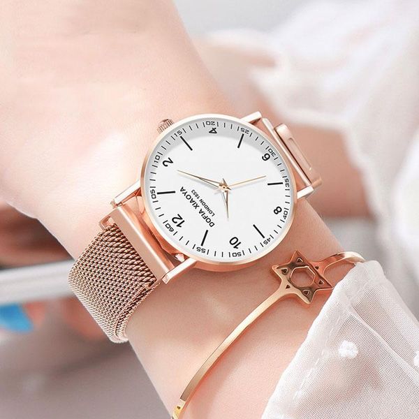 wristwatches fashion luminous starry sky watch for women clock magnetic stainless steel mesh bracelet elegance ladies montre femme, Slivery;brown
wristwatches fashion luminous starry sky watch for women clock magnetic stainless steel mesh bracelet elegance ladies montre femme, Slivery;brown