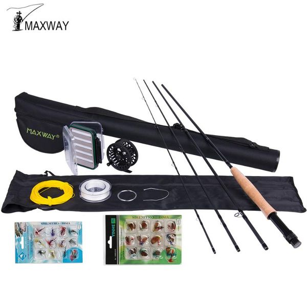 boat fishing rods maxway 3/4 5/6 7/8 kit carbon rod and reel combo with flies line set
boat fishing rods maxway 3/4 5/6 7/8 kit carbon rod and reel combo with flies line set