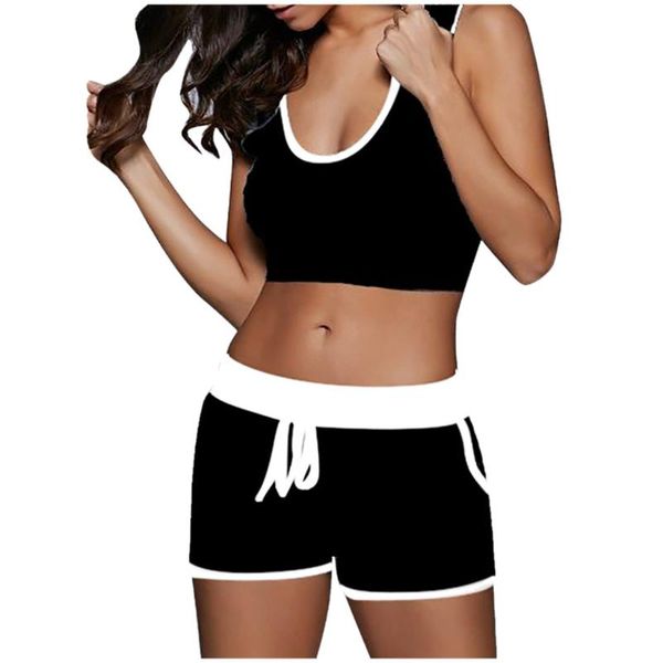 yoga outfit fashion sports wear for women clothing workout clothes set bandage sling sleeveless crop and shorts 2pcs solid sport suit
yoga outfit fashion sports wear for women clothing workout clothes set bandage sling sleeveless crop and shorts 2pcs solid sport suit