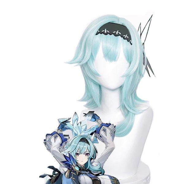 genshin impact eula wig cosplay costume light blue short mullet heat resistant hair women halloween party carnival role play, Black
genshin impact eula wig cosplay costume light blue short mullet heat resistant hair women halloween party carnival role play, Black