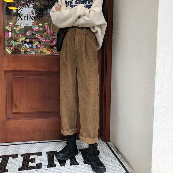 pants women elastic waist bf pockets chic corduroy teenagers straight all-match solid flat harajuku trousers thicker fall est women's &, Black;white
pants women elastic waist bf pockets chic corduroy teenagers straight all-match solid flat harajuku trousers thicker fall est women's &, Black;white