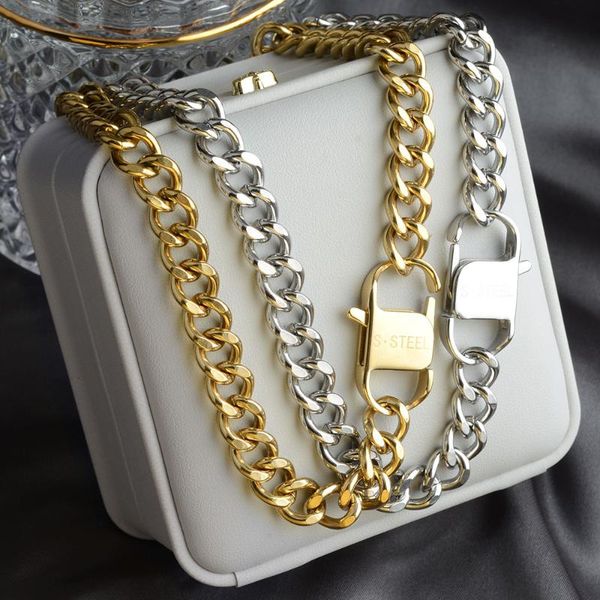 chokers stainless steel necklaces for women euramerican fashion punk letter pearl necklace thick chain choker jewelry, Golden;silver
chokers stainless steel necklaces for women euramerican fashion punk letter pearl necklace thick chain choker jewelry, Golden;silver