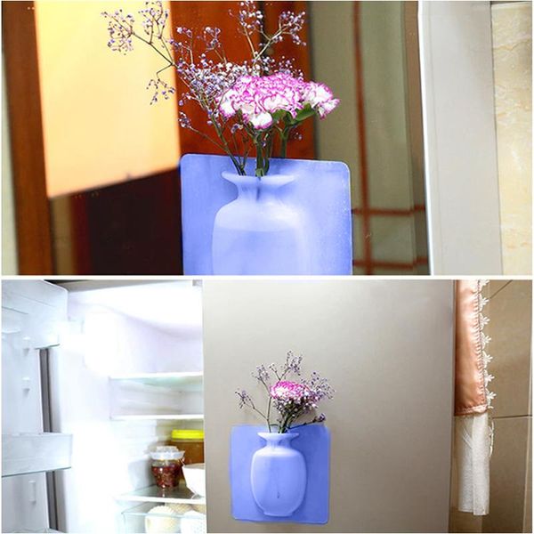 vases home decoration accessories silicone sticky vase stick on the smooth wall glass and fridge magic flower plant
vases home decoration accessories silicone sticky vase stick on the smooth wall glass and fridge magic flower plant