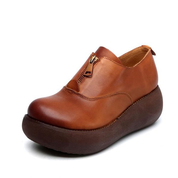 dress shoes high heel genuine leather women 2021 women's platform wedge casual vintage ladies, Black
dress shoes high heel genuine leather women 2021 women's platform wedge casual vintage ladies, Black