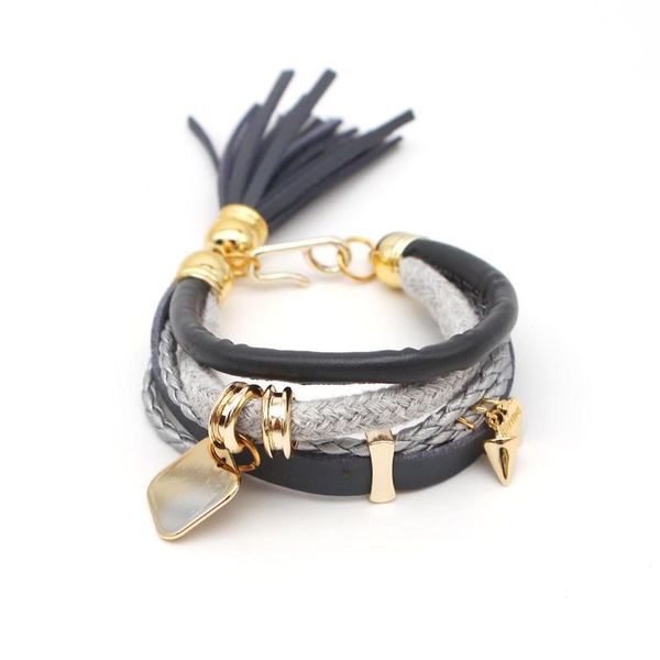charm bracelets fashion chain punk multilayer leather for women concise trendy accessories multicolor pulseras, Golden;silver
charm bracelets fashion chain punk multilayer leather for women concise trendy accessories multicolor pulseras, Golden;silver