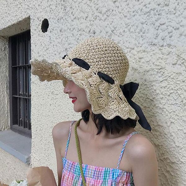 wide brim hats baseball cap japanese summer beach bow knot handmade straw hollow foldable women's men's fashion shade hat, Blue;gray
wide brim hats baseball cap japanese summer beach bow knot handmade straw hollow foldable women's men's fashion shade hat, Blue;gray