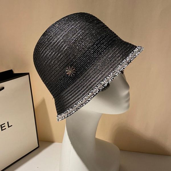 wide brim hats 2021summer women's beach sun hat female casual panama lady brand pearl lace straw cap girls visor, Blue;gray
wide brim hats 2021summer women's beach sun hat female casual panama lady brand pearl lace straw cap girls visor, Blue;gray