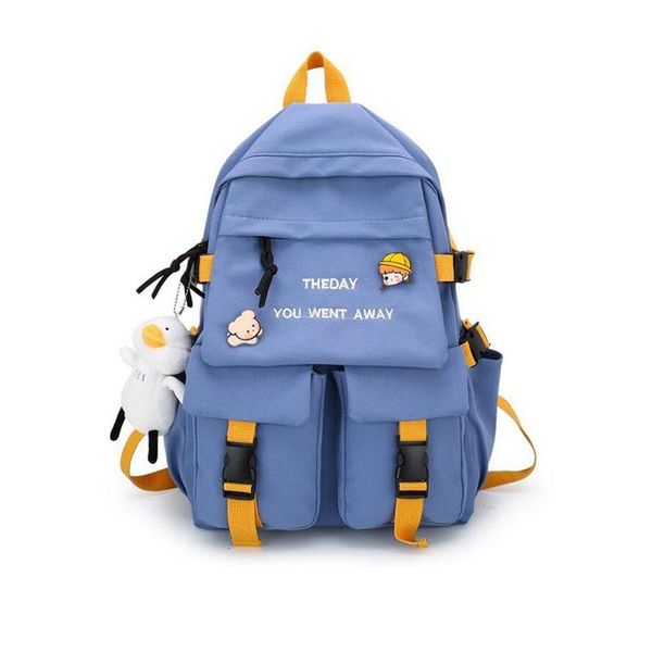 backpack 2021 canvas stitching embroidery letters campus style student schoolbag teenager outdoor travel
backpack 2021 canvas stitching embroidery letters campus style student schoolbag teenager outdoor travel