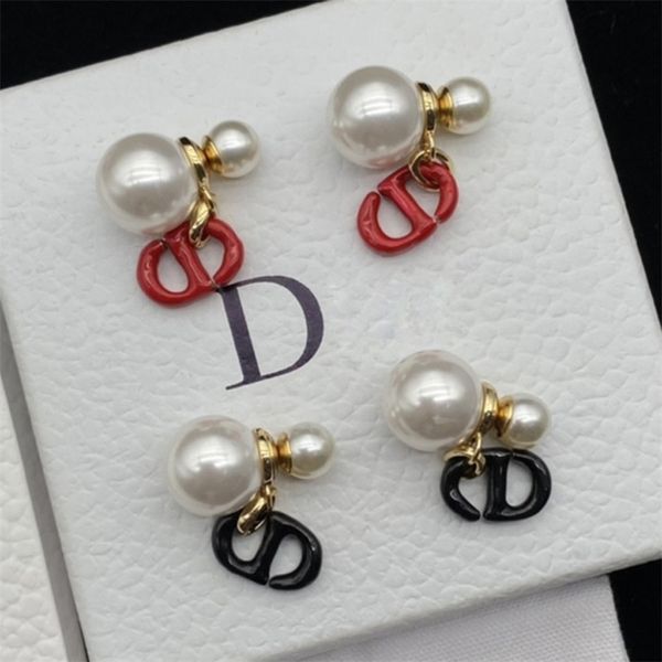 75% off outlet online family new red enamel letter female black drop glue pearl tassel back hanging earrings, Silver
75% off outlet online family new red enamel letter female black drop glue pearl tassel back hanging earrings, Silver
