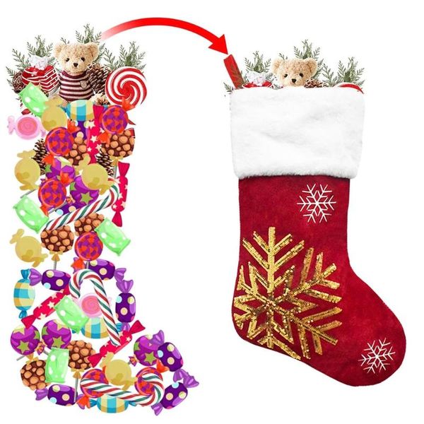 christmas decorations y8 stocking 17inch xmas stockings plush gift candy bag for tree fireplace
christmas decorations y8 stocking 17inch xmas stockings plush gift candy bag for tree fireplace