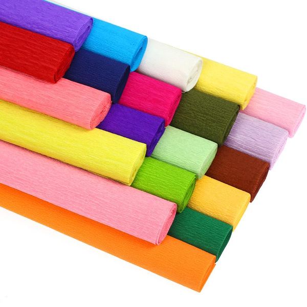 other arts and crafts 250*50cm/roll colored crepe paper handmade craft diy flowers wrapping goffer for birthday wedding party decoration
other arts and crafts 250*50cm/roll colored crepe paper handmade craft diy flowers wrapping goffer for birthday wedding party decoration