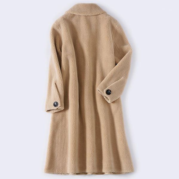 women's wool & blends winter 2021 double-sided cashmere coat fashion lovely woolen solid color casual medium length fur a282, Black
women's wool & blends winter 2021 double-sided cashmere coat fashion lovely woolen solid color casual medium length fur a282, Black