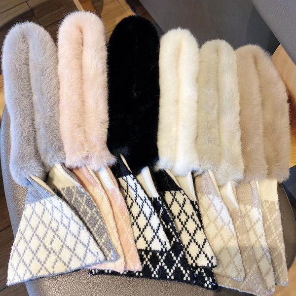 scarves 2021 winter thick warm faux fur neck warmer scarf neckerchief women houndstooth designer knitted scarfs for ladies, Blue;gray
scarves 2021 winter thick warm faux fur neck warmer scarf neckerchief women houndstooth designer knitted scarfs for ladies, Blue;gray