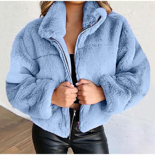 women's wool & blends winter thicken teddy coats women lapel long sleeve fake fur warm jackets female fluffy hairy zipper pockets loose, Black
women's wool & blends winter thicken teddy coats women lapel long sleeve fake fur warm jackets female fluffy hairy zipper pockets loose, Black