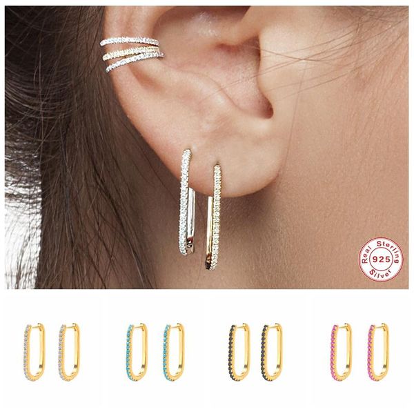 hoop & huggie gs 925 sterling silver colored zircon pave big square earrings for women wedding earring female engagement party jewelry, Golden;silver
hoop & huggie gs 925 sterling silver colored zircon pave big square earrings for women wedding earring female engagement party jewelry, Golden;silver