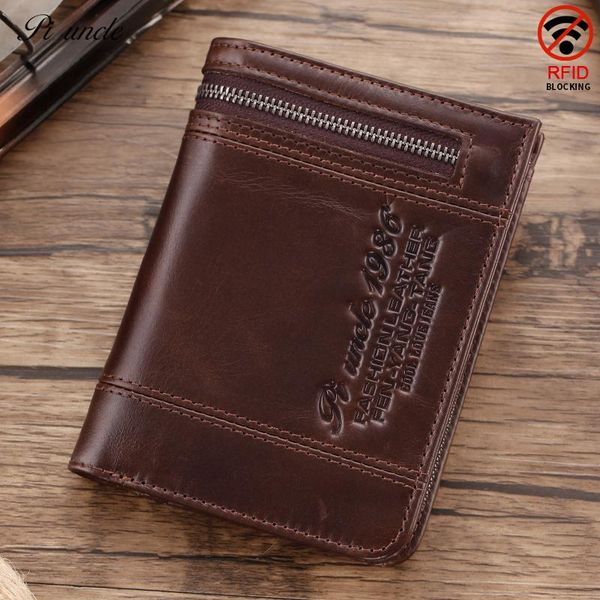 wallets most men's rfid thin wallet vintage genuine leather designer zipper money purse coins cards holder male mini clutch bag, Red;black
wallets most men's rfid thin wallet vintage genuine leather designer zipper money purse coins cards holder male mini clutch bag, Red;black