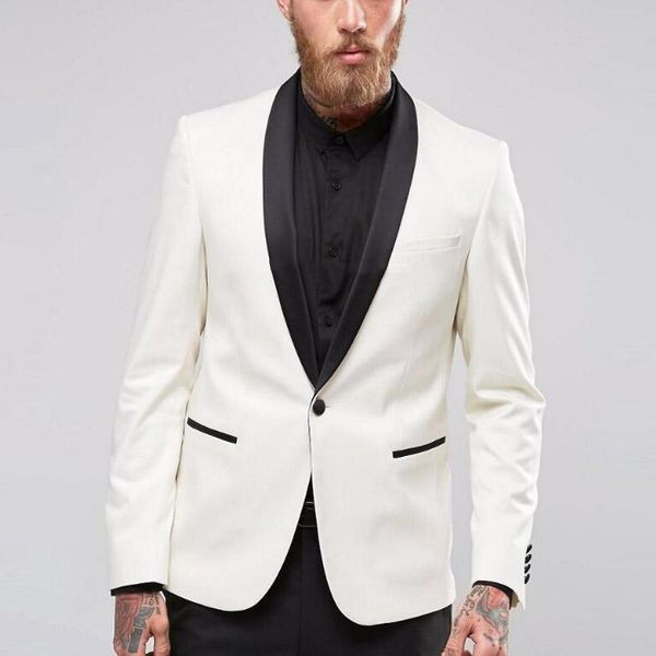 wedding costume mens suits for slim fit tuxedo two piece formal party suit grooms man men's & blazers, White;black
wedding costume mens suits for slim fit tuxedo two piece formal party suit grooms man men's & blazers, White;black