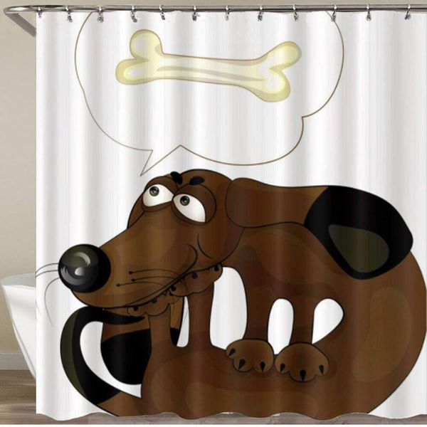 shower curtain,dachshund dogs food bone,polyester fabric waterproof bath curtains hooks included - 72 x 72 inches
shower curtain,dachshund dogs food bone,polyester fabric waterproof bath curtains hooks included - 72 x 72 inches