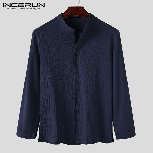 men cotton shirts long sleeve stand collar chemise vintage solid color dress buttons man causal cozy camisa s-3xl men's casual, White;black
men cotton shirts long sleeve stand collar chemise vintage solid color dress buttons man causal cozy camisa s-3xl men's casual, White;black