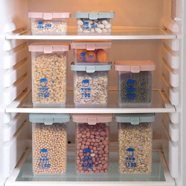 storage bottles & jars kitchen food containers refrigerator organizer bean grain spice box clear eco-friendly plastic container
storage bottles & jars kitchen food containers refrigerator organizer bean grain spice box clear eco-friendly plastic container