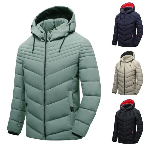 men's jackets 2022 winter down jacket hoodie windproof quilted thick warm plus fleece cotton padded solid slim pockets puffer coat #40, Black;brown
men's jackets 2022 winter down jacket hoodie windproof quilted thick warm plus fleece cotton padded solid slim pockets puffer coat #40, Black;brown