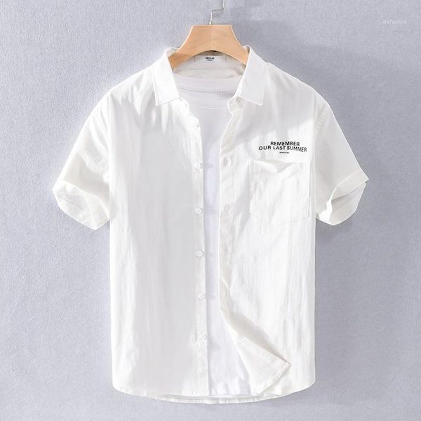 men's casual shirts simple short sleeve lapel shirt thin tooling summer, White;black
men's casual shirts simple short sleeve lapel shirt thin tooling summer, White;black