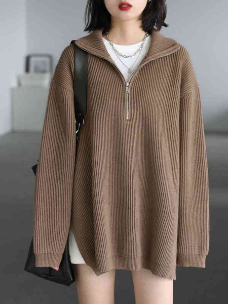 women's sweaters chic ven womens casual solid color stand collar half zipper side slit knitted thickened sweater for women 0ahu, White;black
women's sweaters chic ven womens casual solid color stand collar half zipper side slit knitted thickened sweater for women 0ahu, White;black