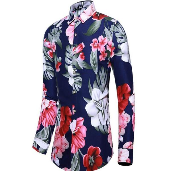 men's casual shirts plus-size wear 3d flower-printed long-sleeved shirt, White;black
men's casual shirts plus-size wear 3d flower-printed long-sleeved shirt, White;black