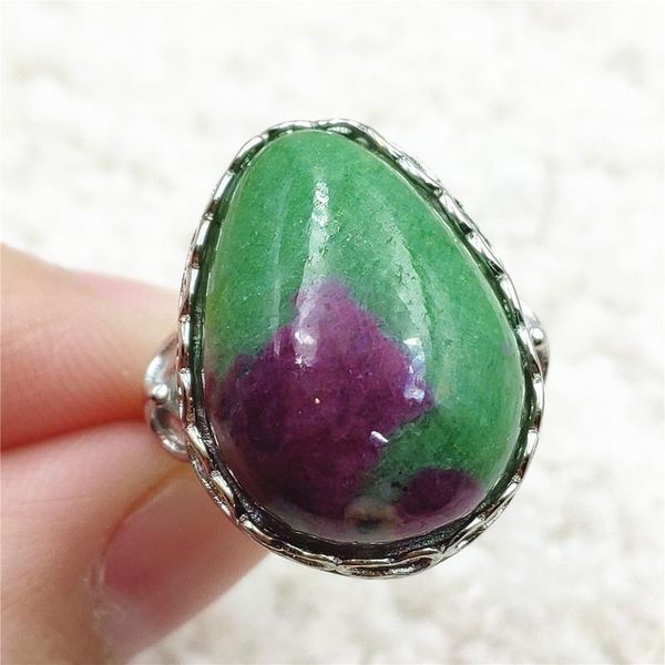 cluster rings natural ruby zoisite red green adjustable ring gemstone 19x14mm rare 925 sterling silver water drop big size, Golden;silver
cluster rings natural ruby zoisite red green adjustable ring gemstone 19x14mm rare 925 sterling silver water drop big size, Golden;silver